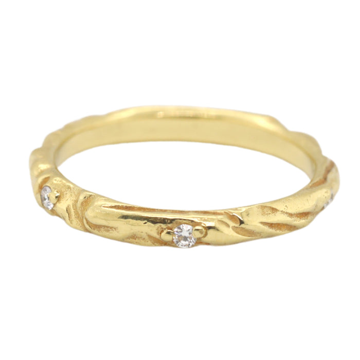 Arches Band in Yellow Gold