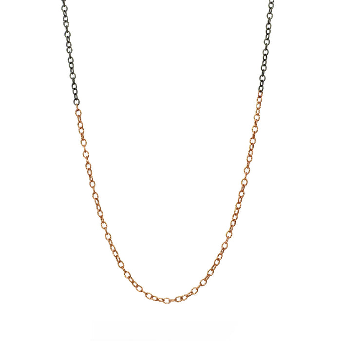 Alex Two-Tone Chain in Rose Gold