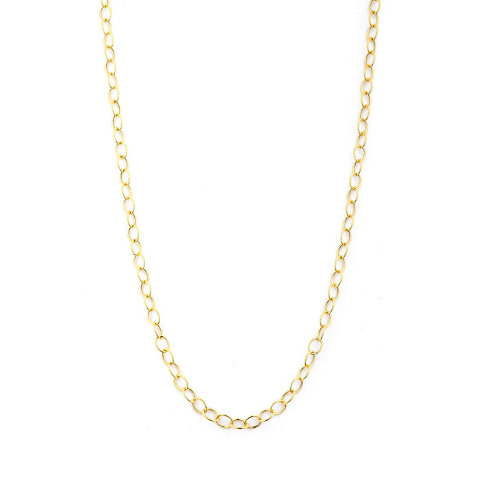 Medium Link Chain in Yellow Gold