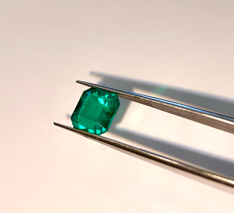Emerald Cut Colombian Emerald