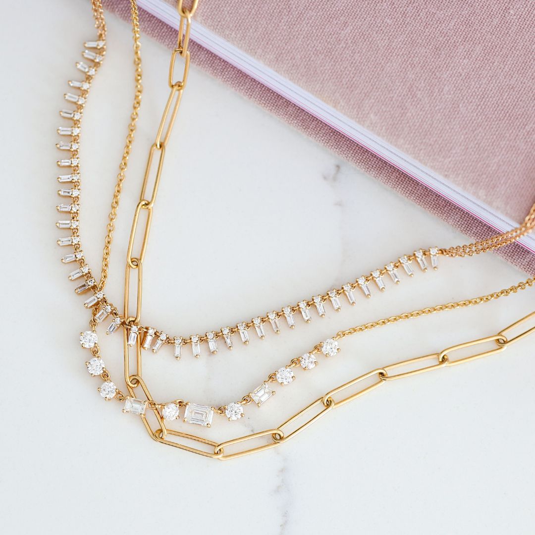 Madison Necklace in Yellow Gold