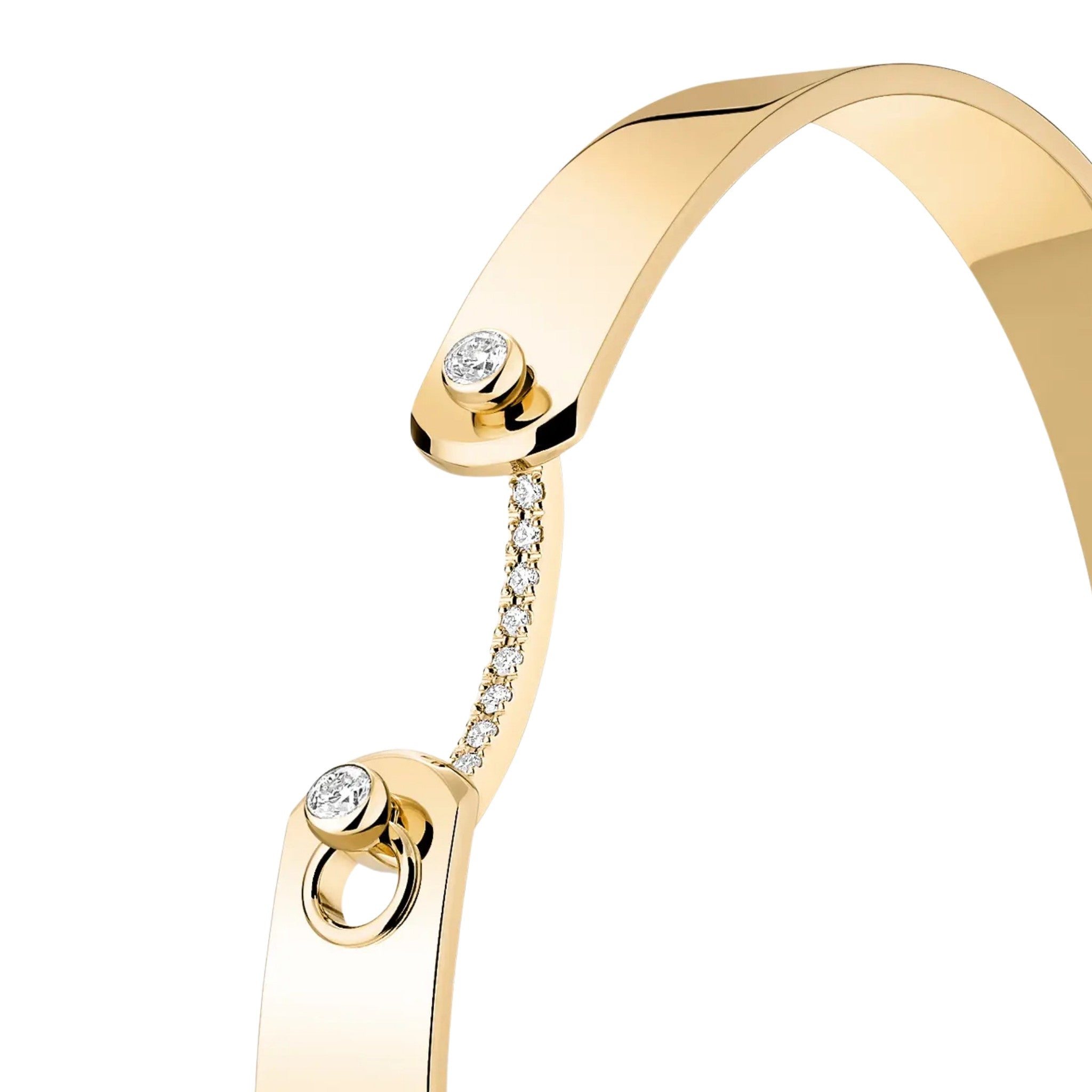Business Meeting GM Mood Bangle in Yellow Gold