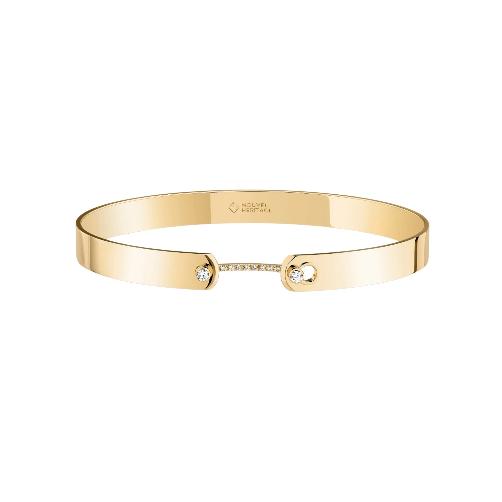 Business Meeting GM Mood Bangle in Yellow Gold