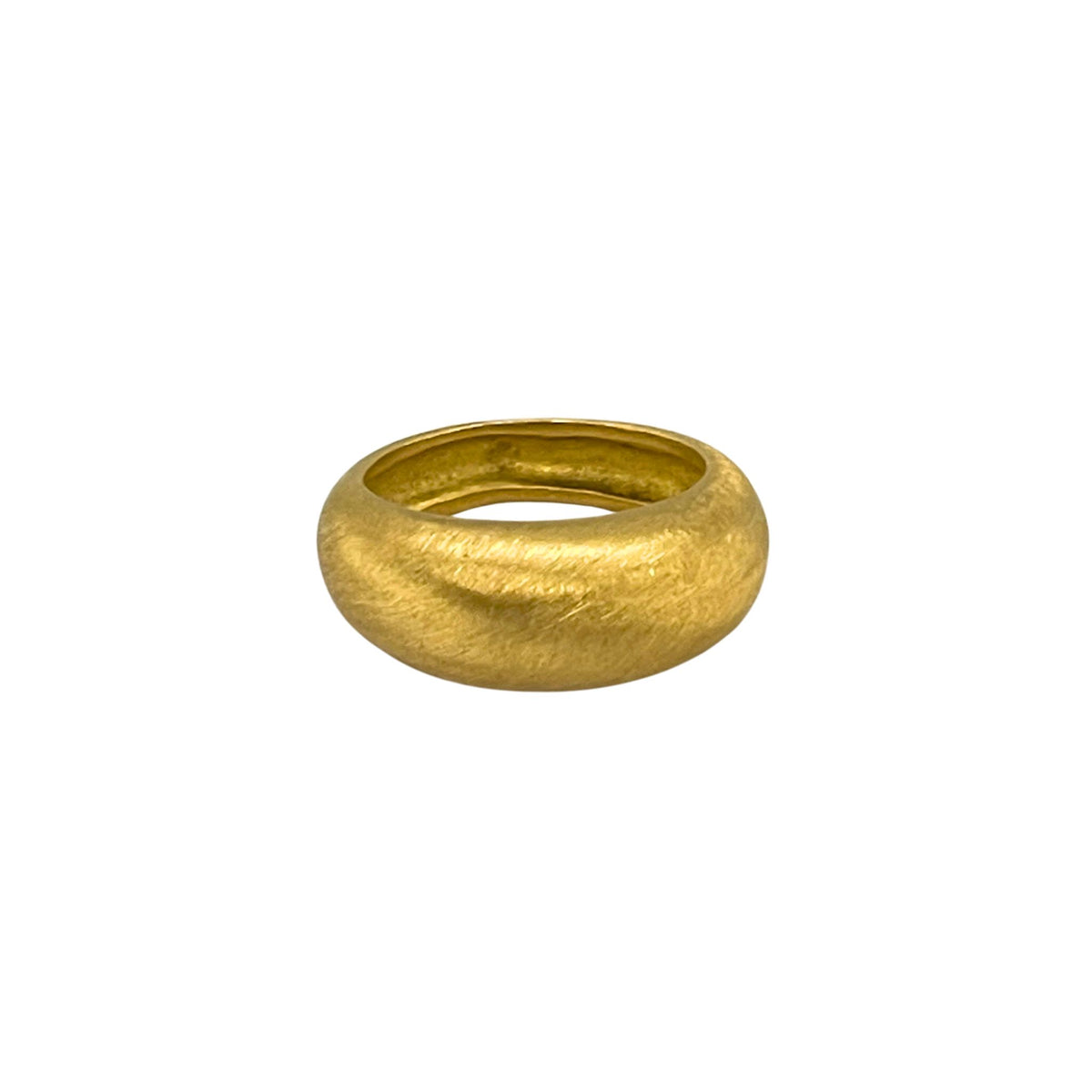 Shamu Dome Ring in Yellow Gold