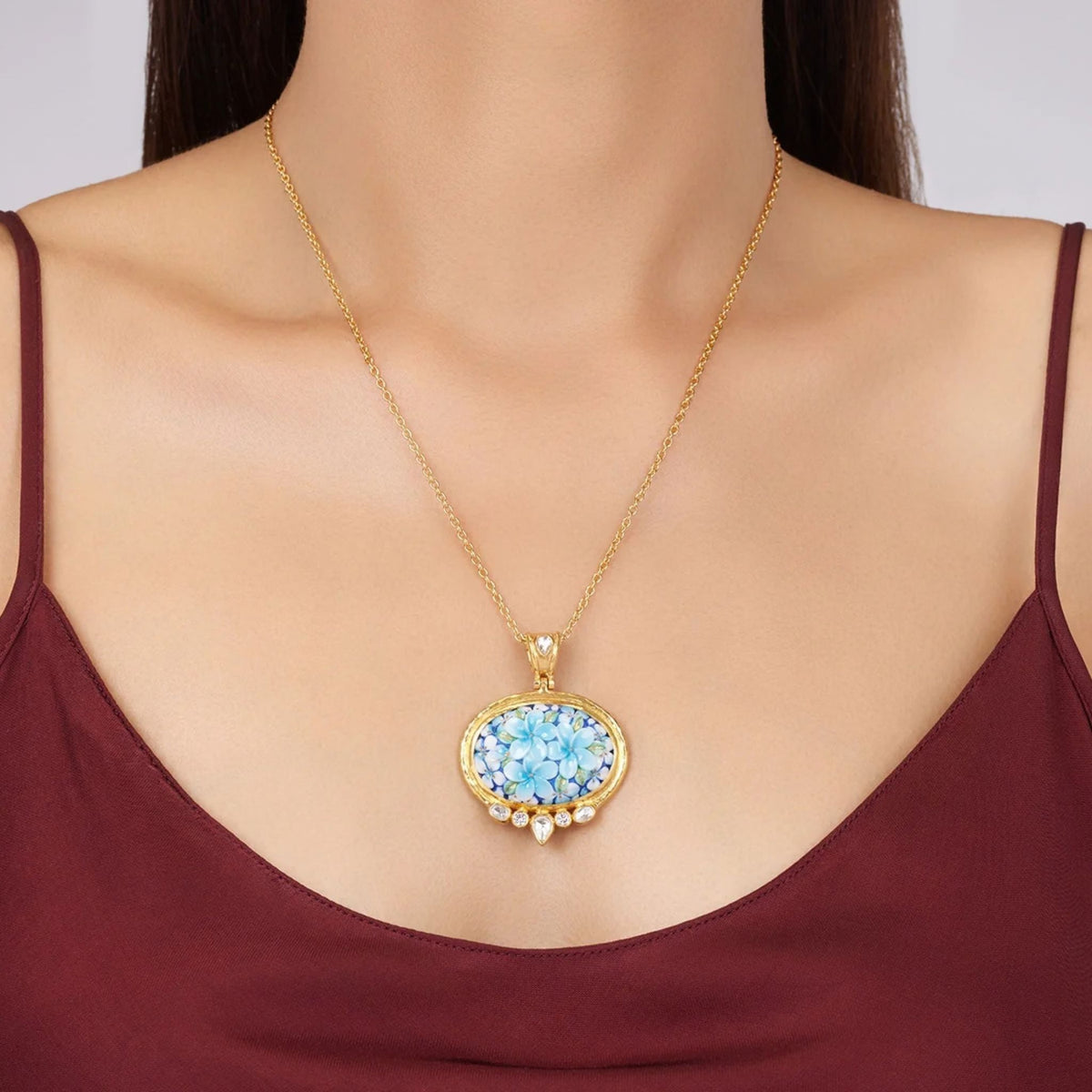 Antiquities One-of-a-Kind Toshikane Pendant Necklace in Yellow Gold