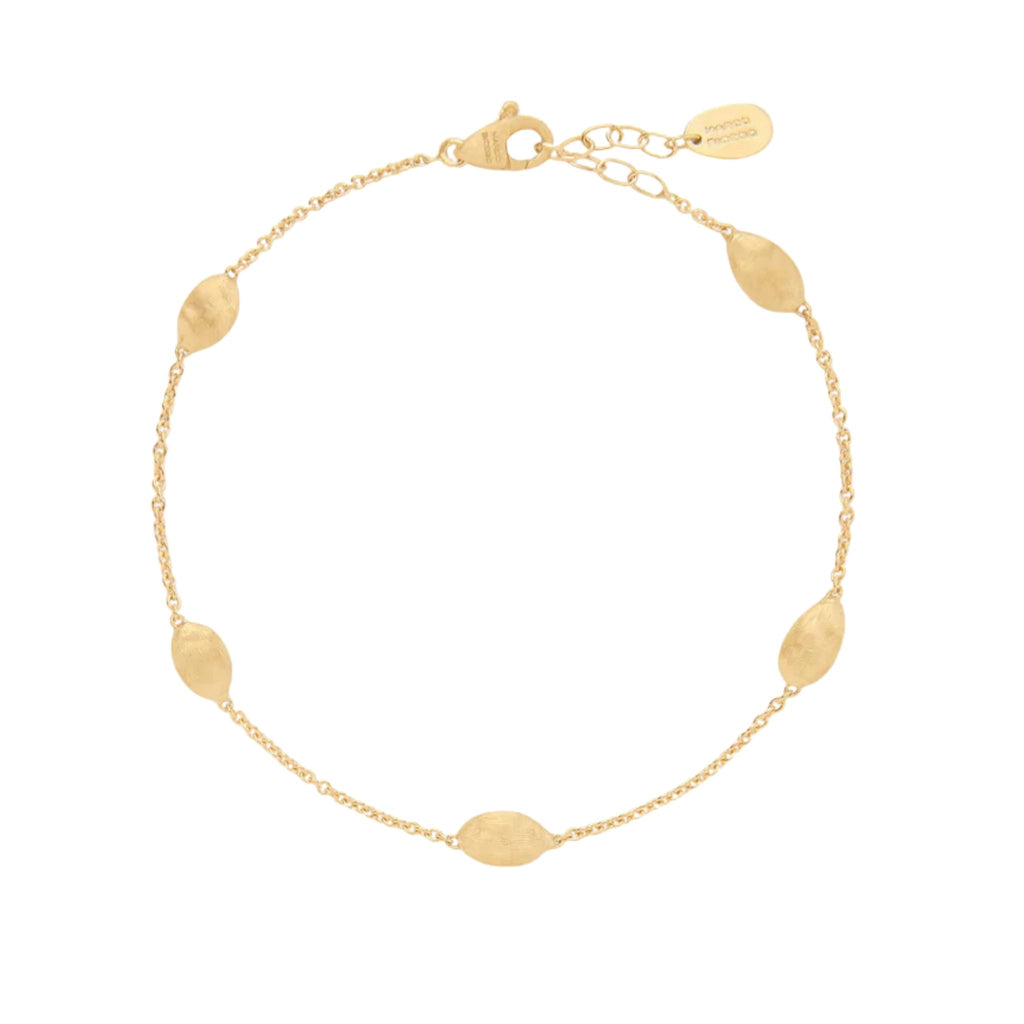 Siviglia Small Bean Bracelet in Yellow Gold