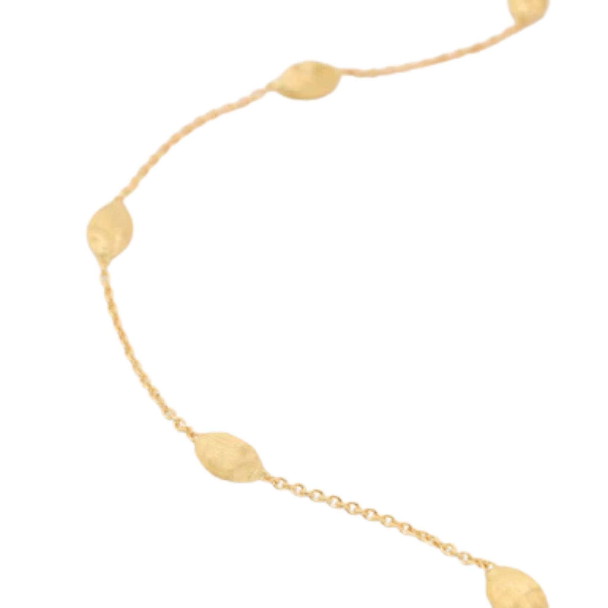 Siviglia Small Bean Bracelet in Yellow Gold
