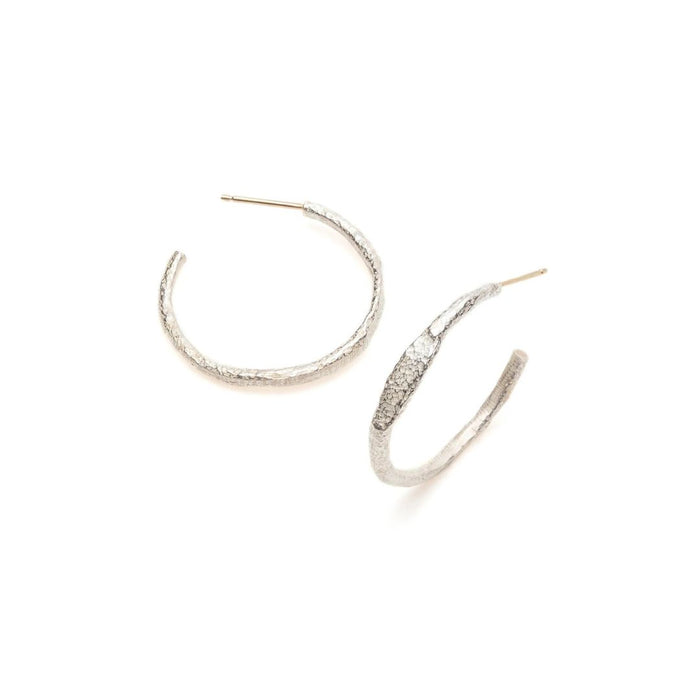 Beth Hoops in Sterling Silver