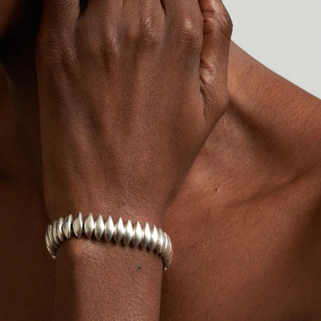 Pomegranate Seed Bracelet in Sterling Silver