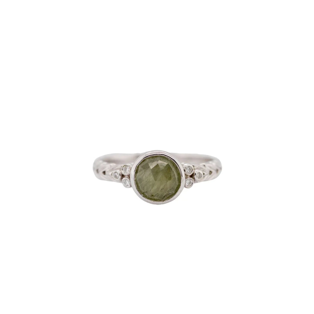 Opaque Sapphire Ring