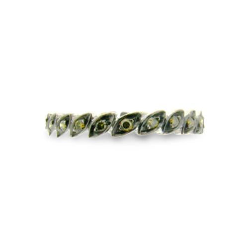 Feuille Green Diamond Band