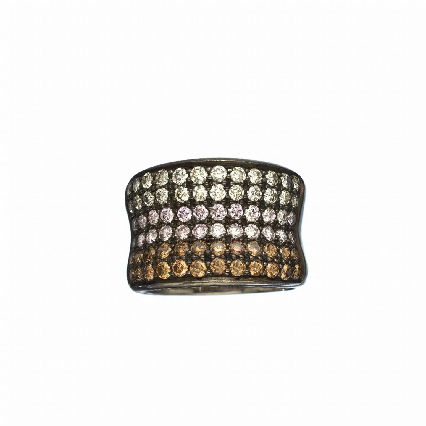 Ombre Multi-Color Wide Ring