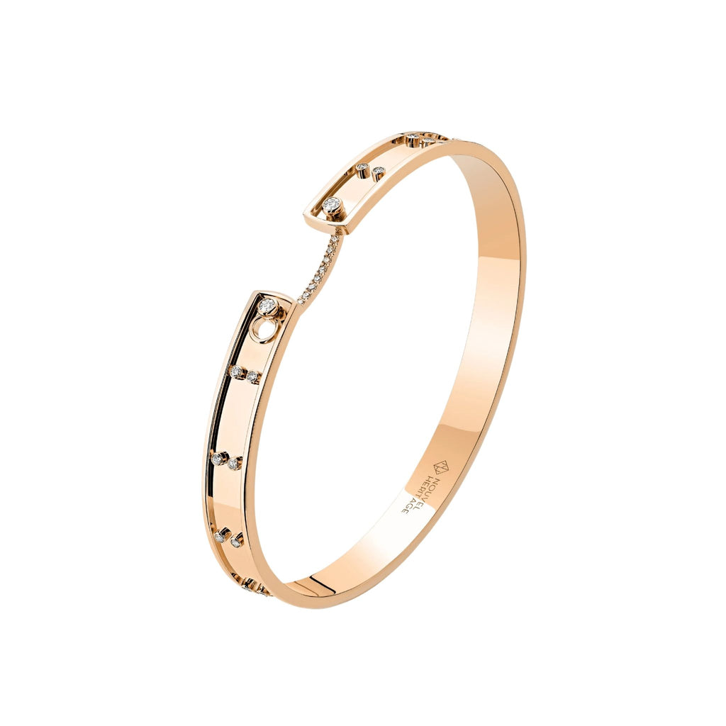 Picnic in Paris Mood Bangle in Rose Gold