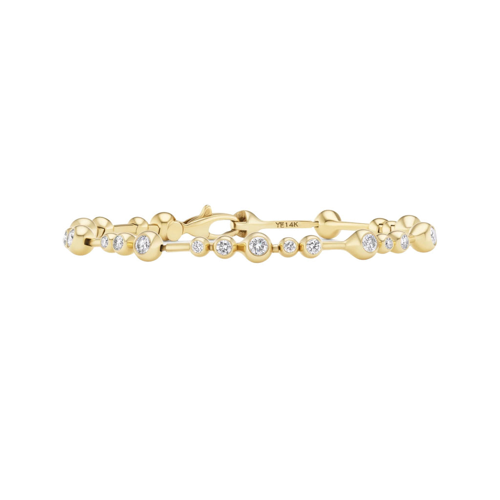 Ripple Bracelet in Yellow Gold