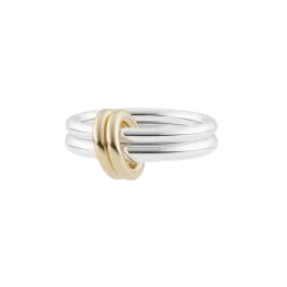 Calliope SG Stack in Sterling Silver and Yellow Gold