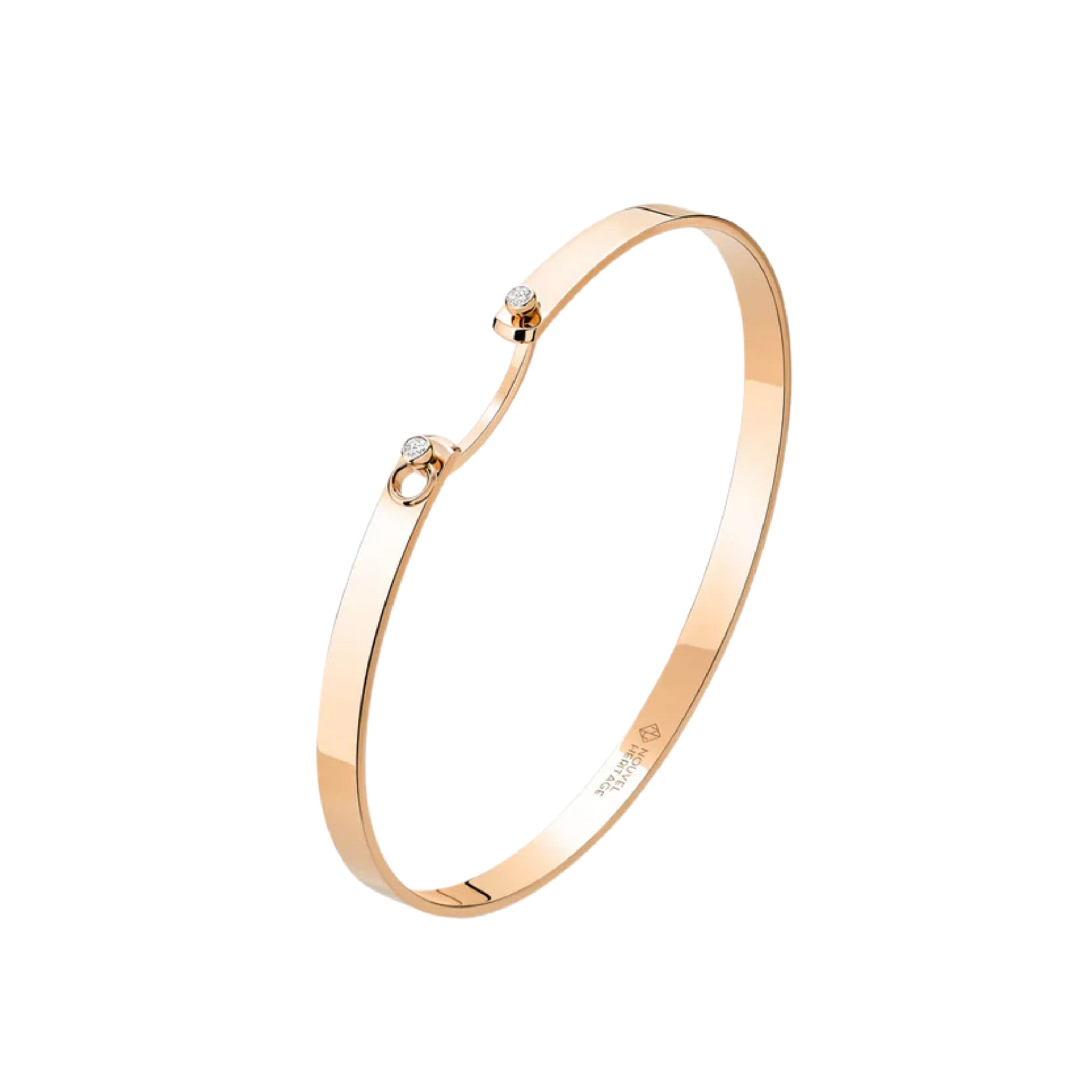 Monday Morning Mood Bangle in Rose Gold