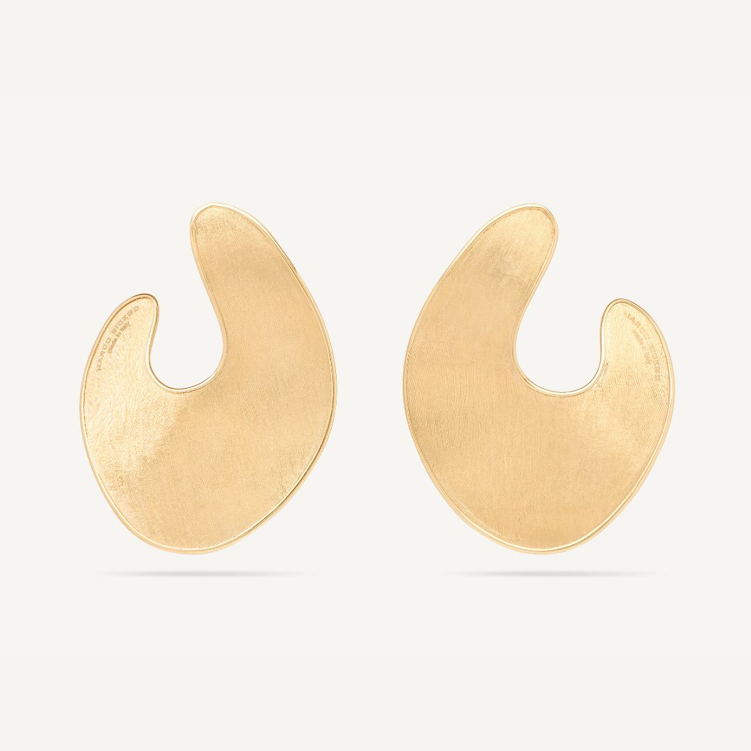 Lunaria Earrings in Yellow Gold