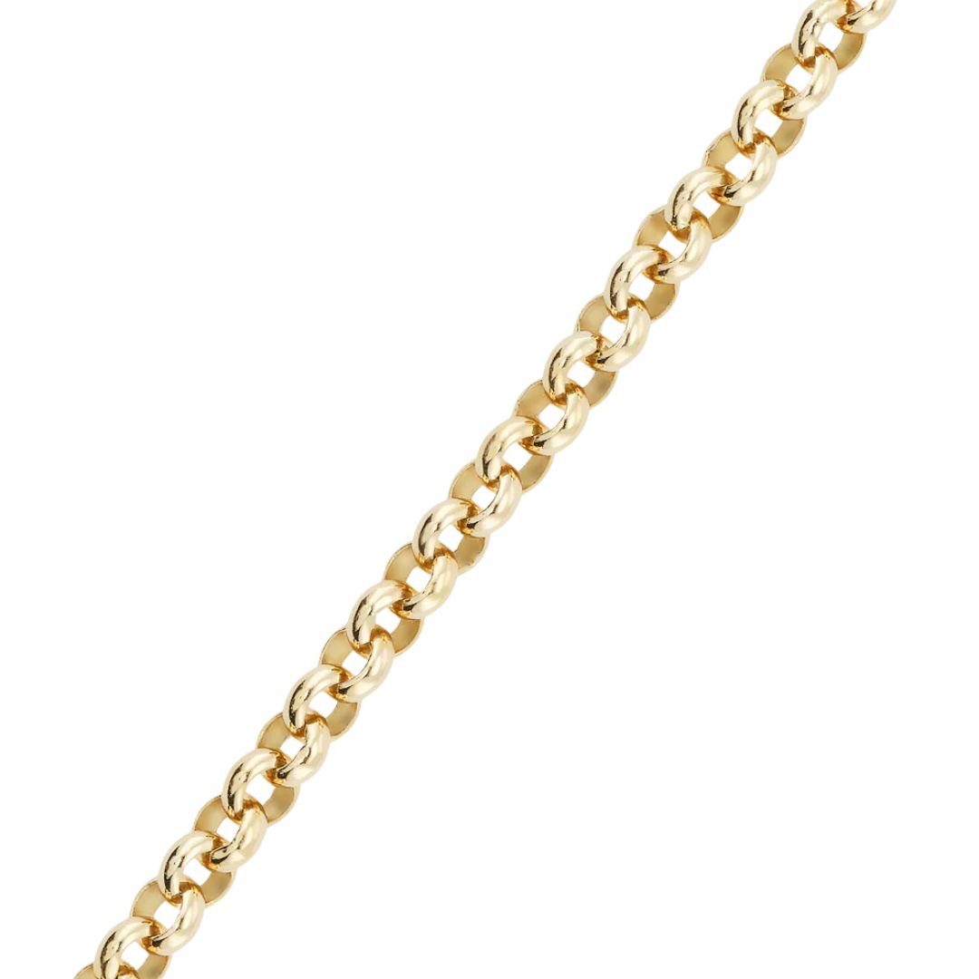 4.0 Rolo Chain in Yellow Gold