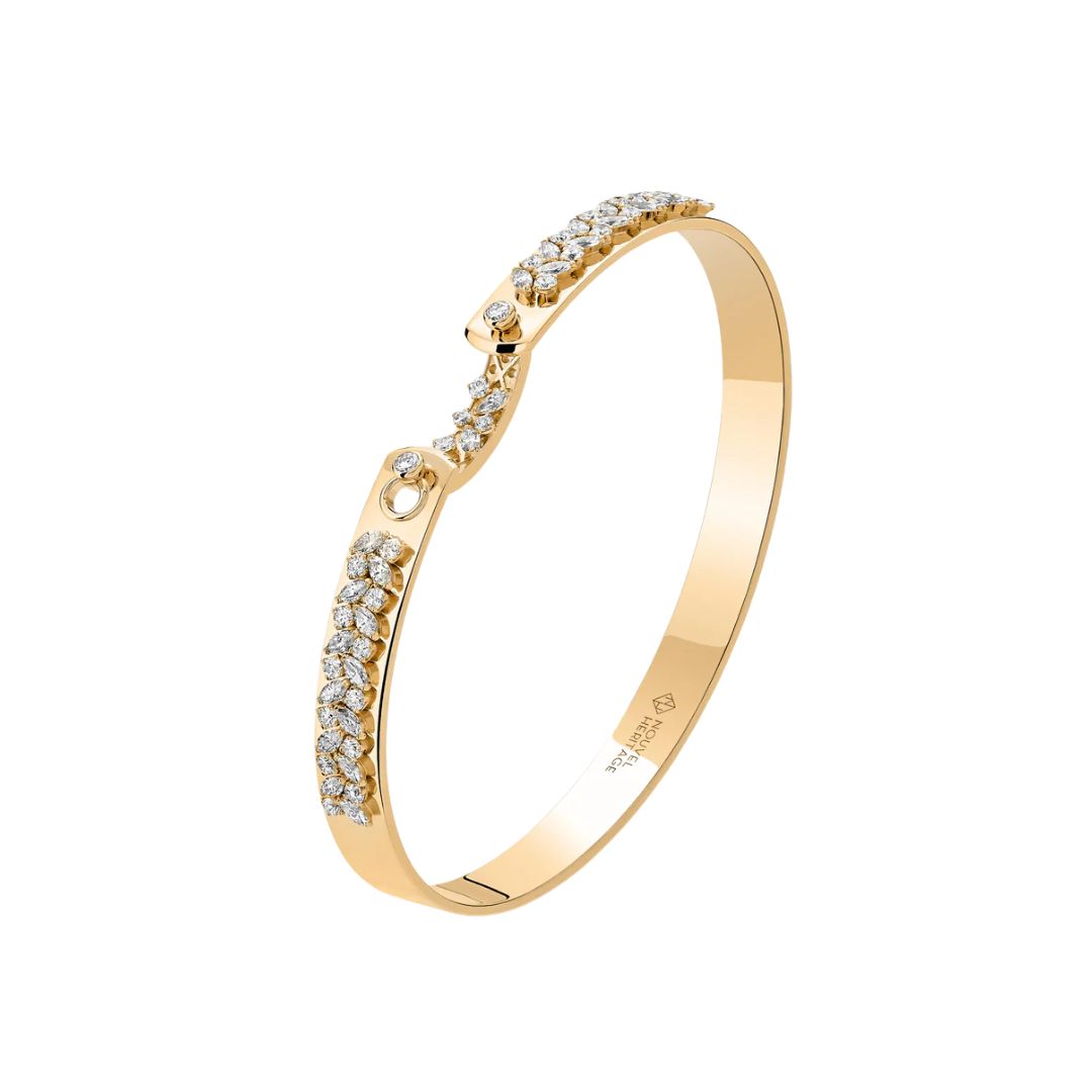 Soirée Mood Bangle in Yellow Gold