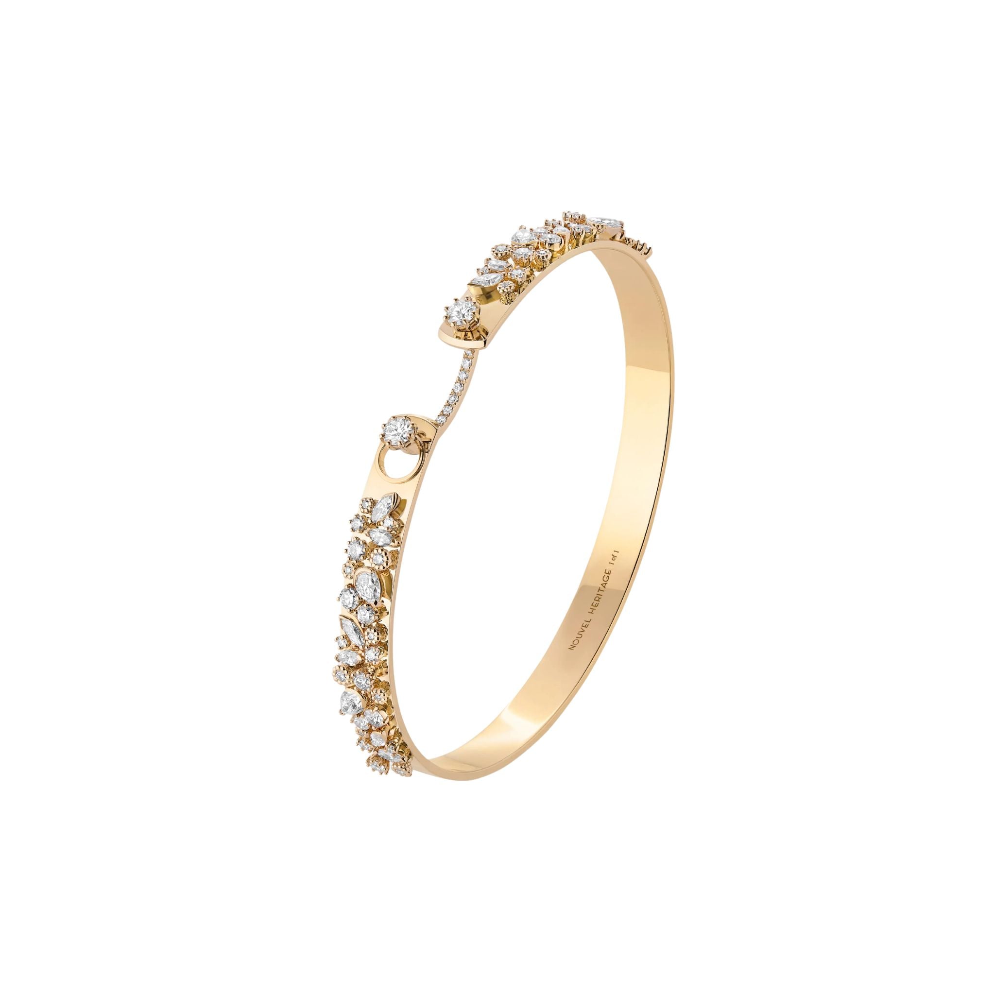 The Early Riser Mood Bangle in Yellow Gold