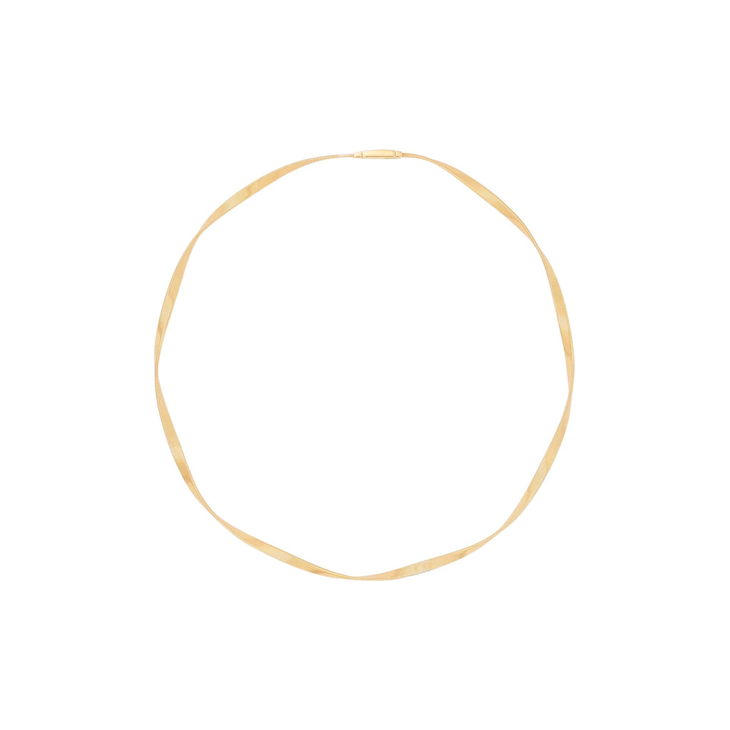 Marrakech Coil Necklace in Yellow Gold
