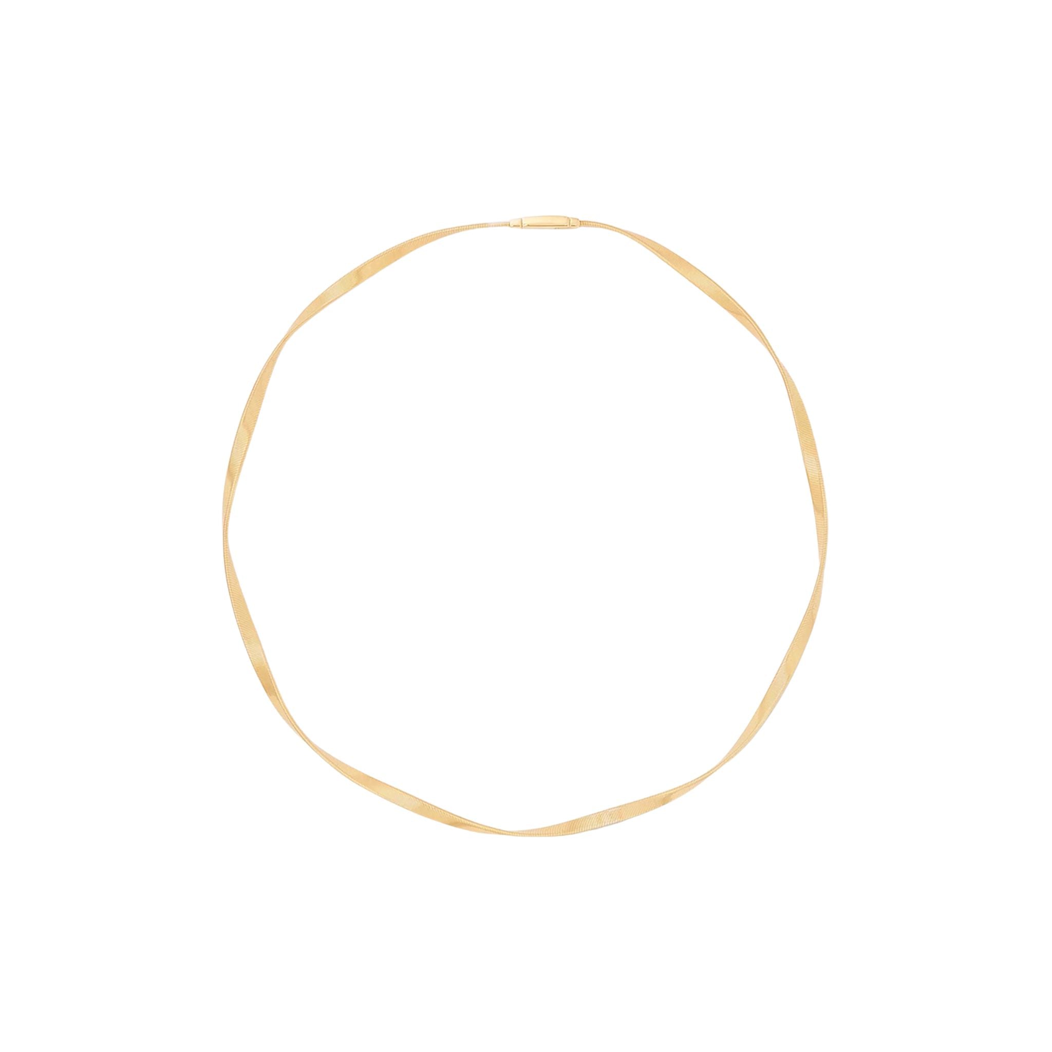 Marrakech Coil Necklace in Yellow Gold