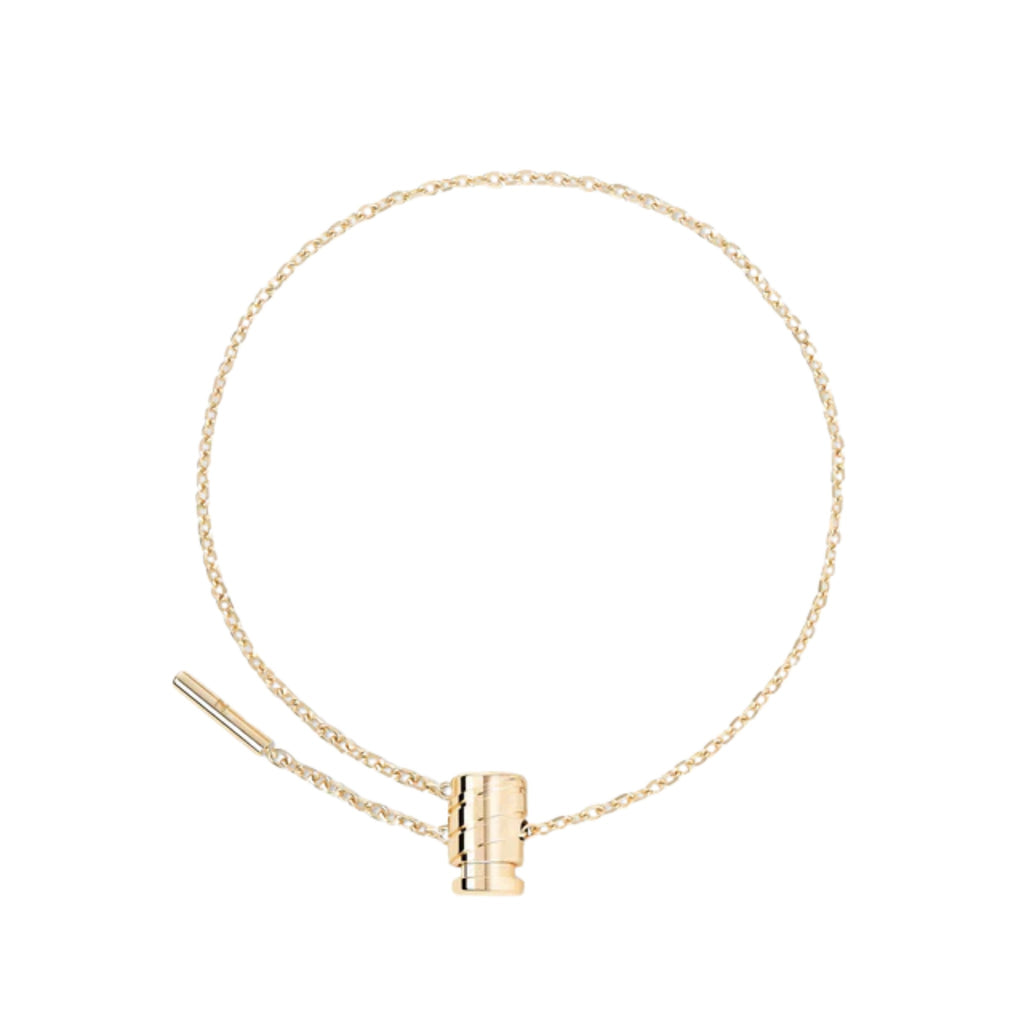 Gold Mini Latch Bracelet in Yellow Gold