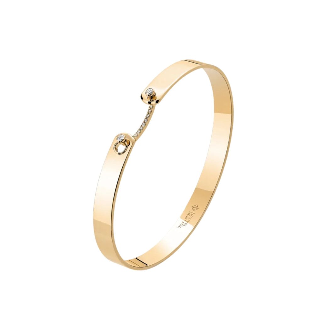 Business Meeting GM Mood Bangle in Yellow Gold