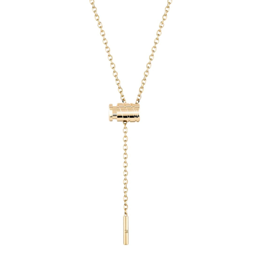 Gold Mini Latch Pendant Necklace in Yellow Gold