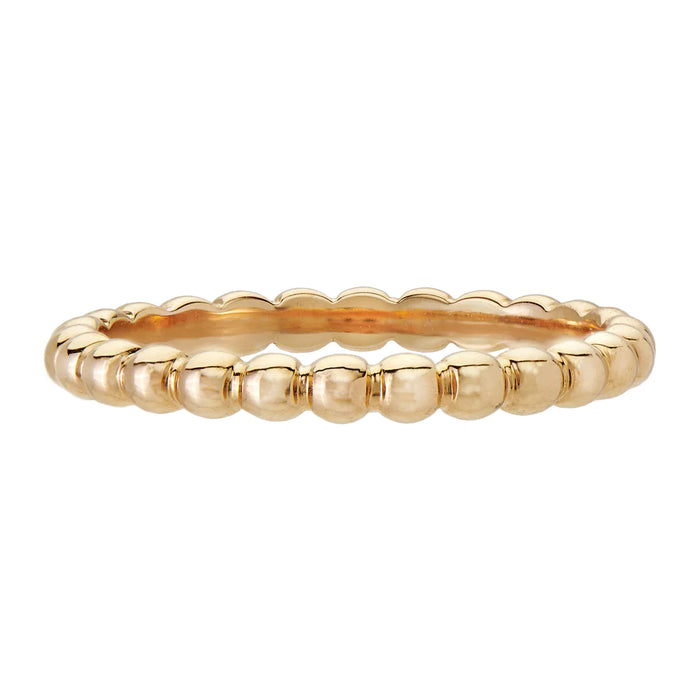 Bead Band in Yellow Gold