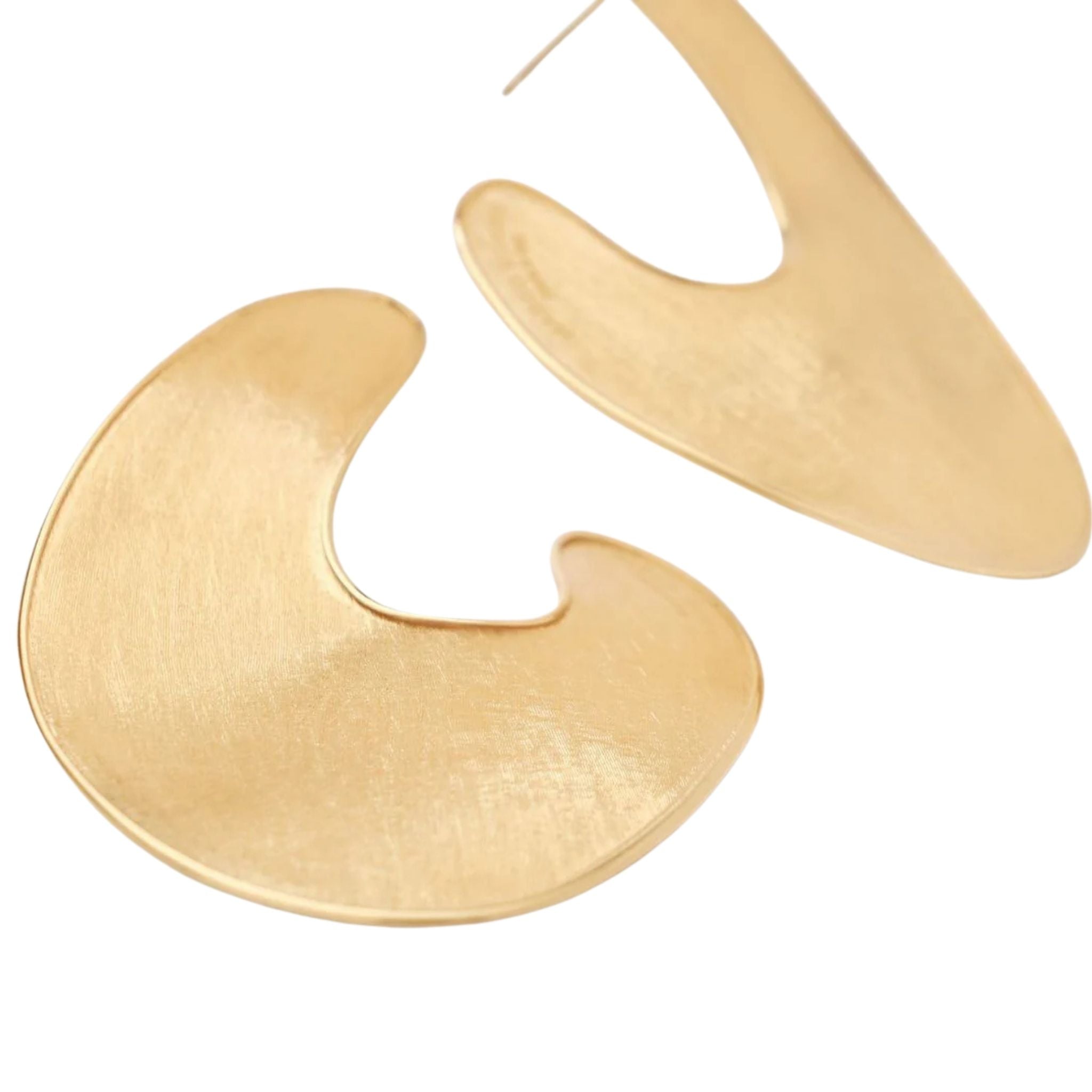 Lunaria Earrings in Yellow Gold