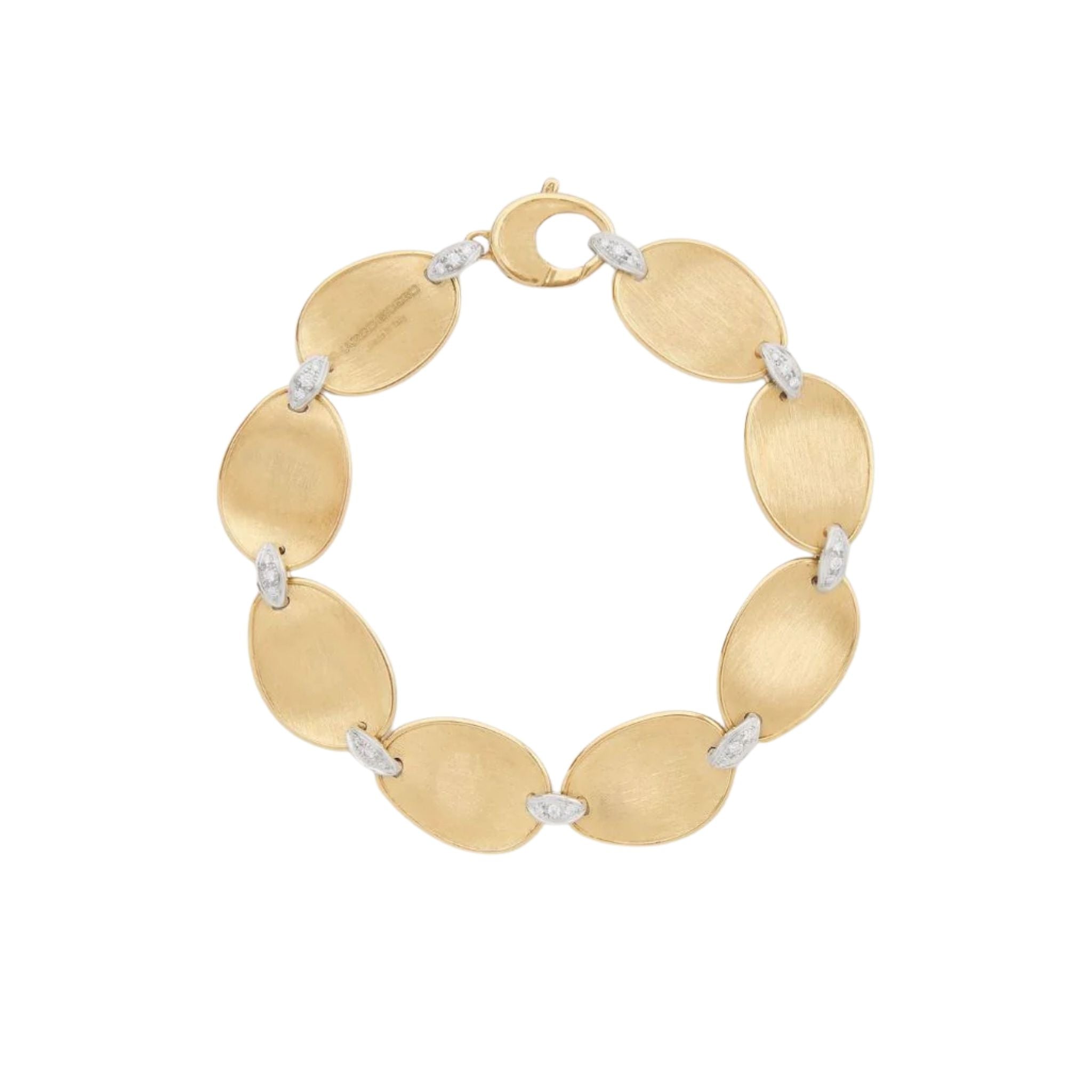 Lunaria Diamond Bracelet in Yellow Gold