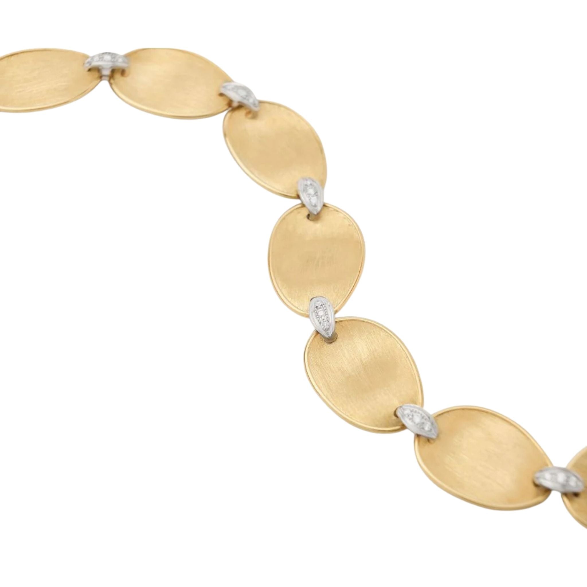 Lunaria Diamond Bracelet in Yellow Gold