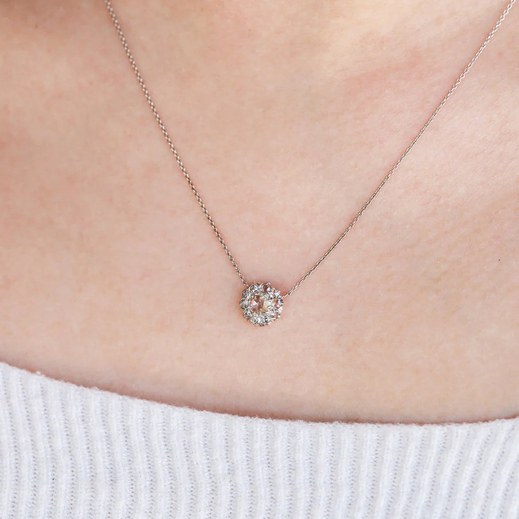 Venus Rose Cut Diamond Necklace
