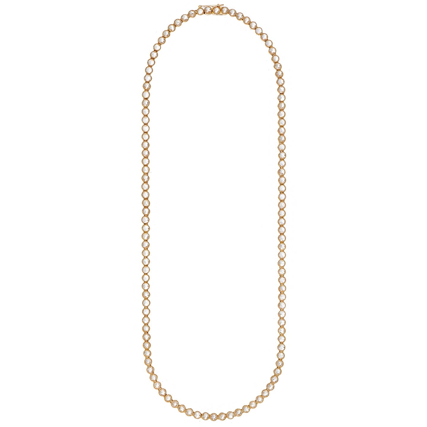 Grace White Diamond Tennis Necklace