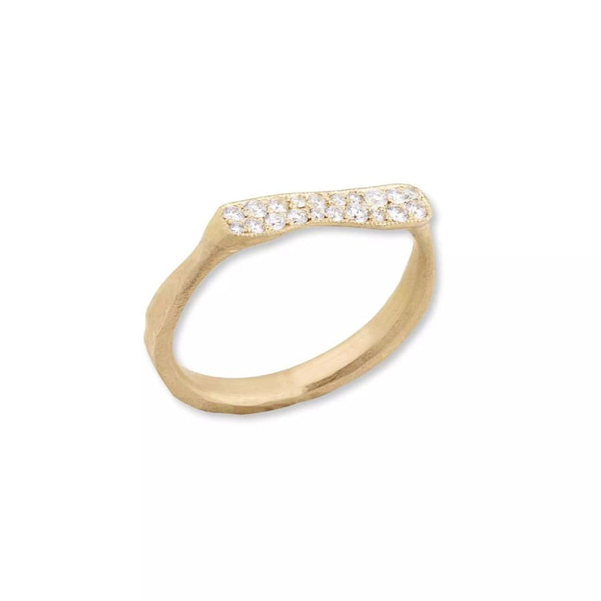 Stockton Diamond Ring in Yellow Gold