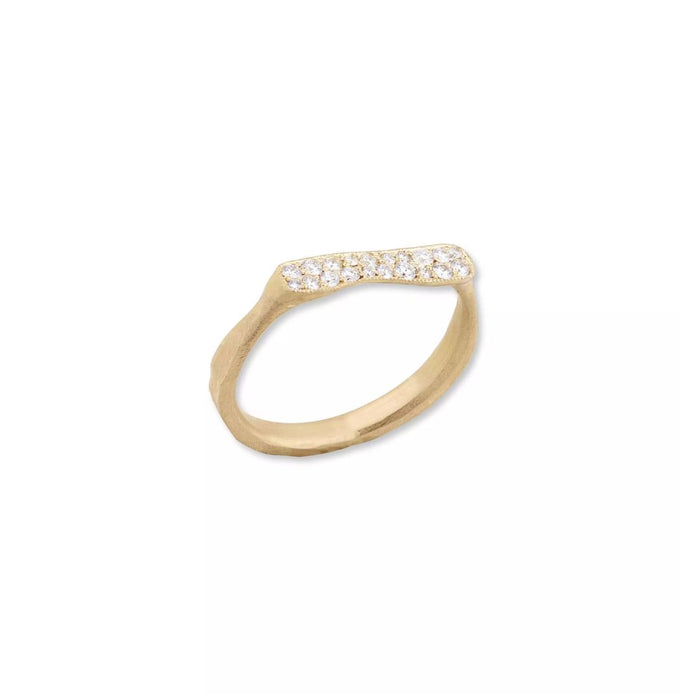 Stockton Diamond Ring in Yellow Gold