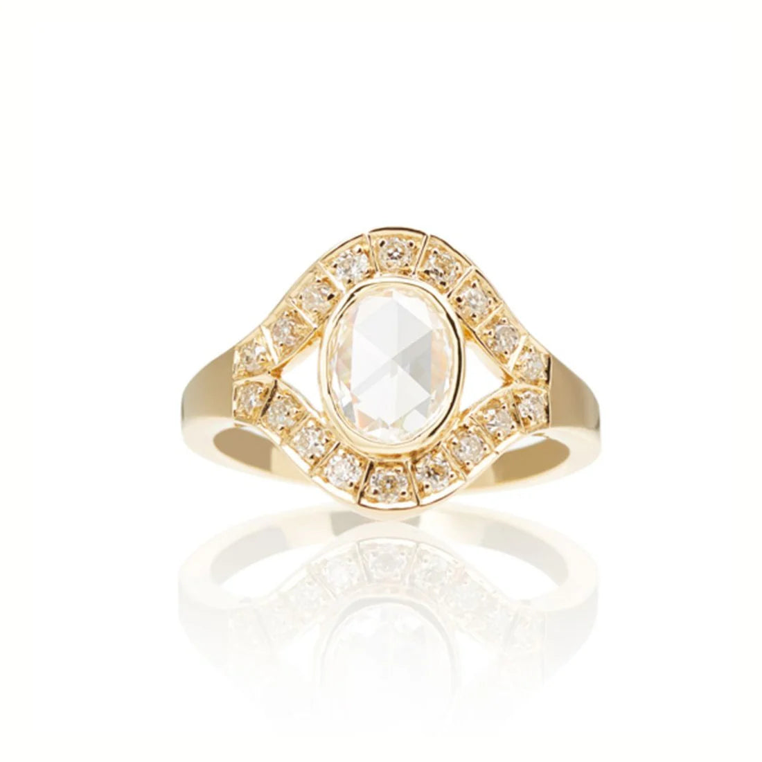 Chandra White Diamond Ring