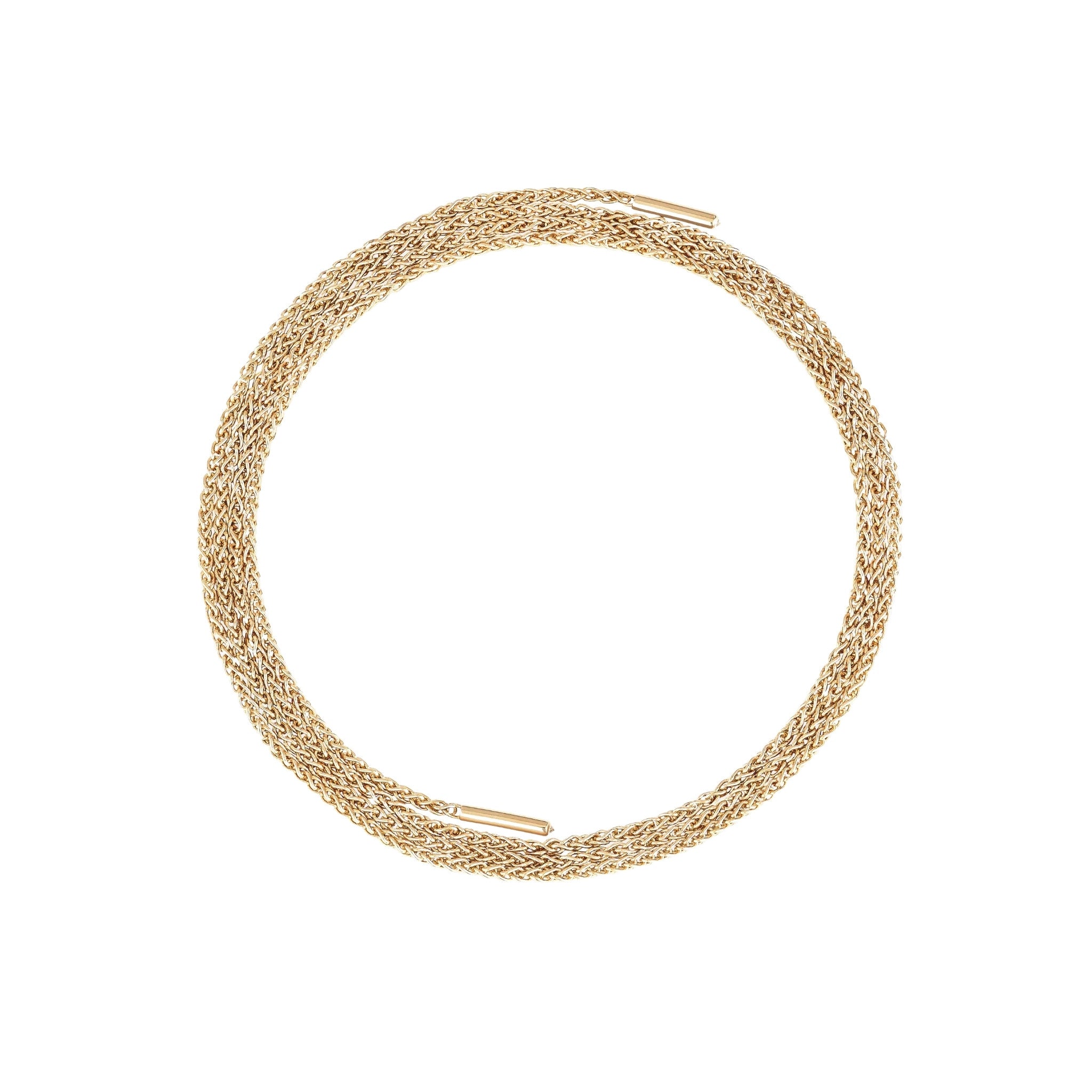 MM Latch Chain in Yellow Gold
