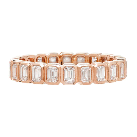 Nea Diamond Band in Rose Gold