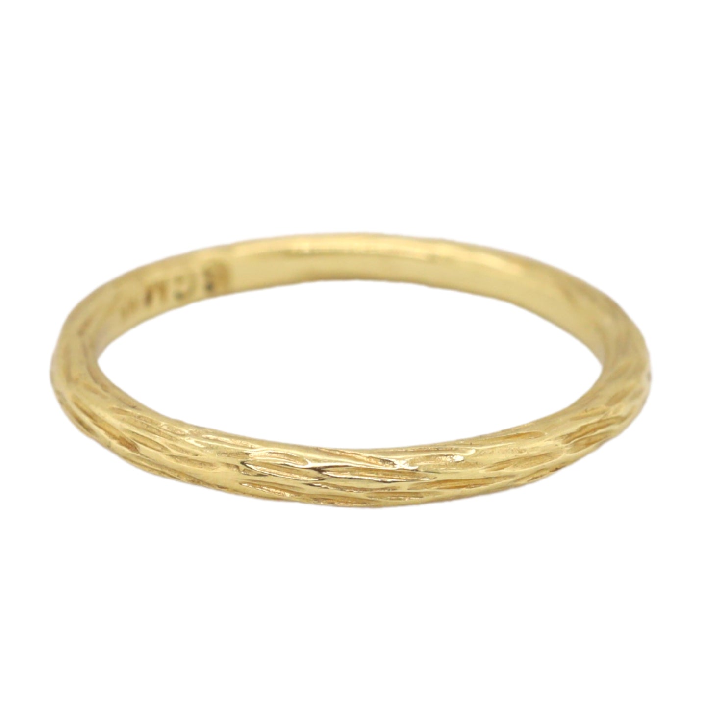 Pebble Stacking Ring in Yellow Gold