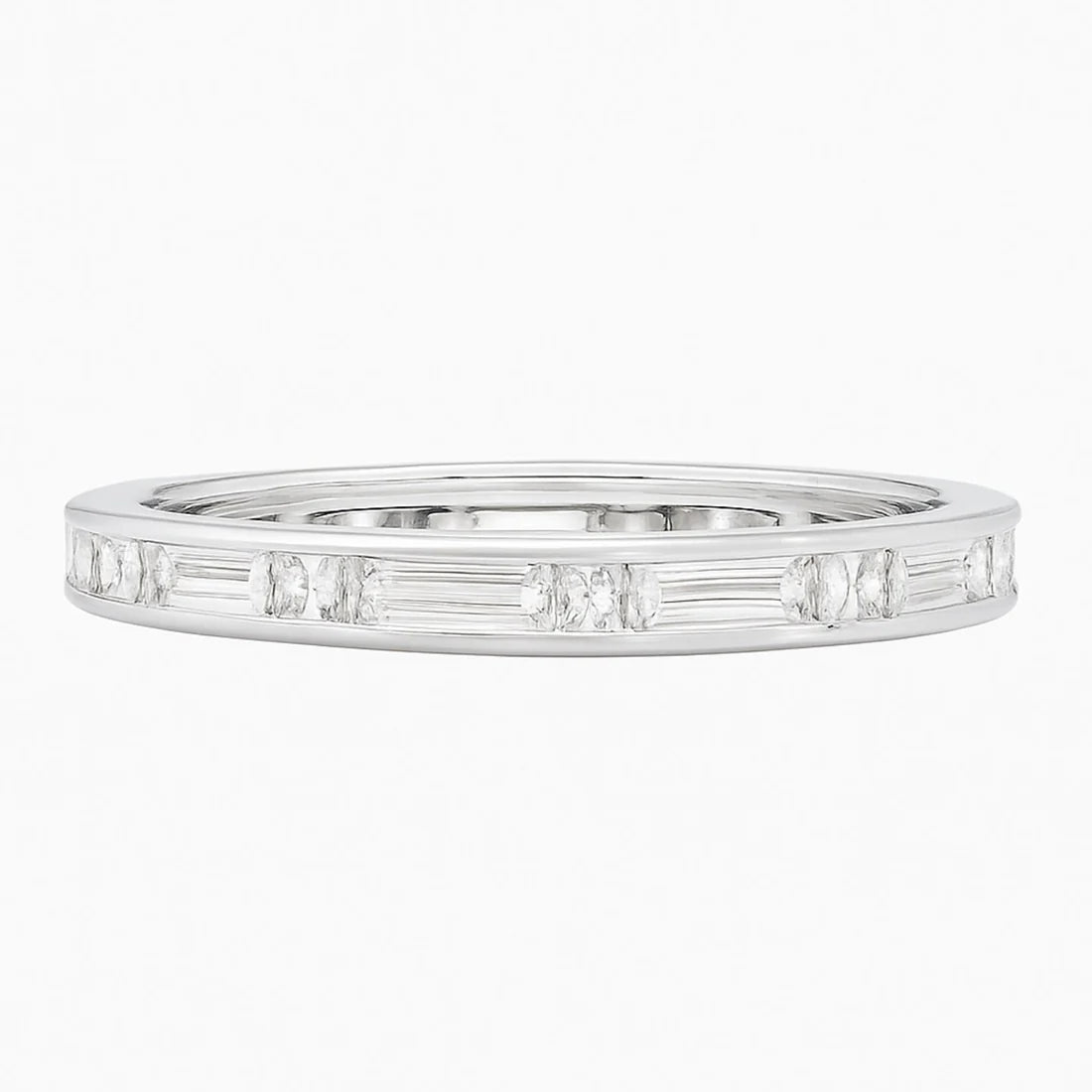 Ria Baguette and Princess Cut Diamond Band
