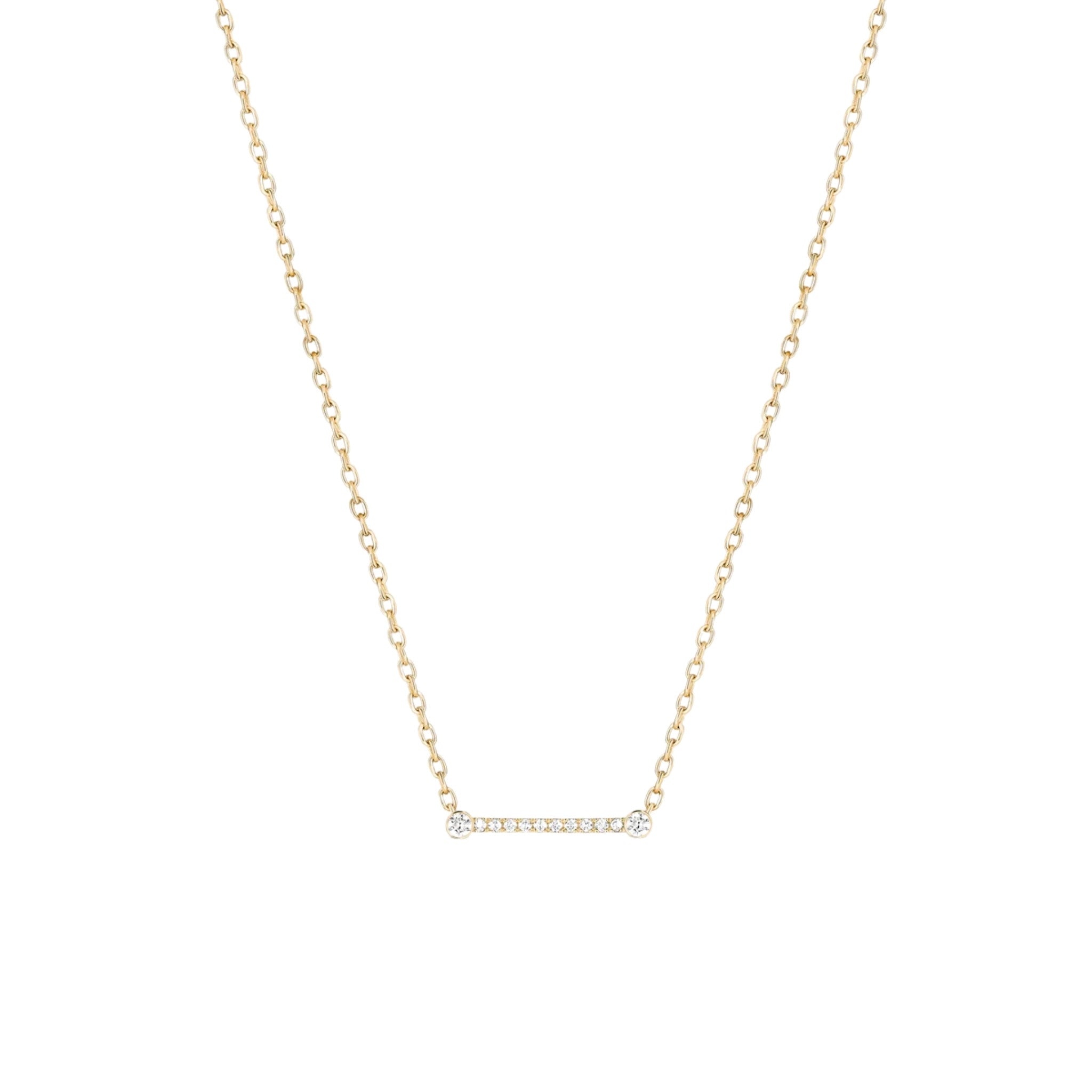 Business Meeting Mood Necklace in Yellow Gold