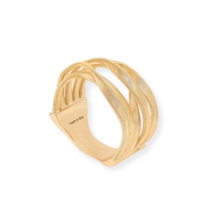 Marrakech 5-Strand Ring in Yellow Gold