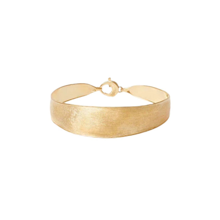 Lunaria Medium Bangle in Yellow Gold