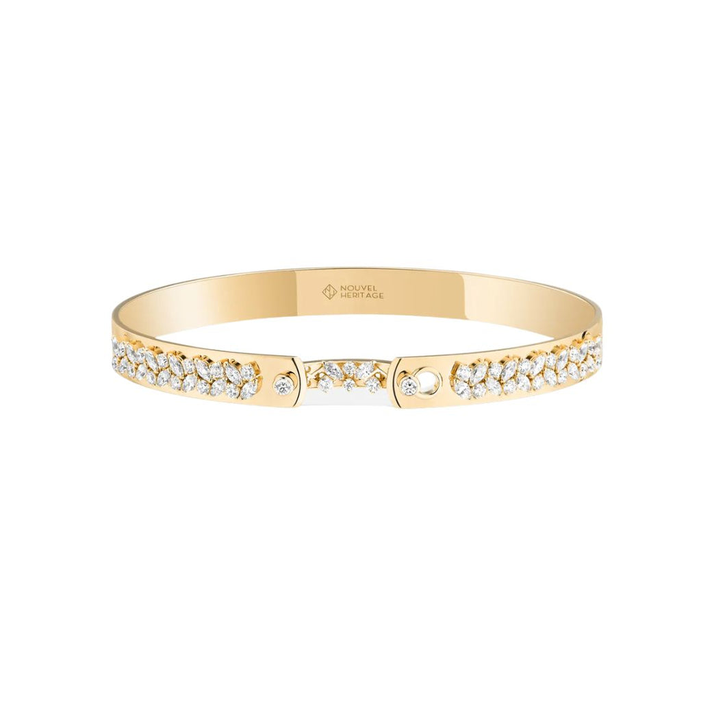 Soirée Mood Bangle in Yellow Gold