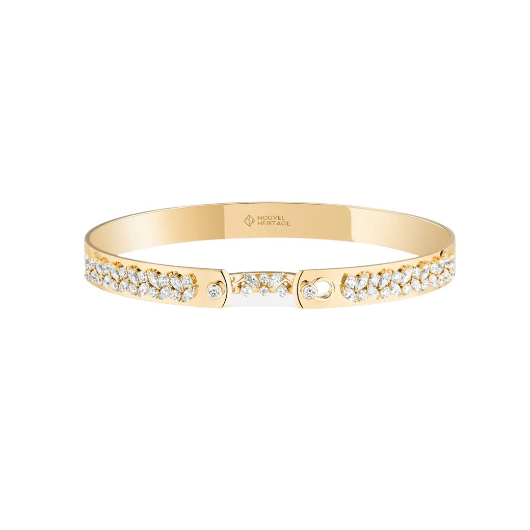 Soirée Mood Bangle in Yellow Gold