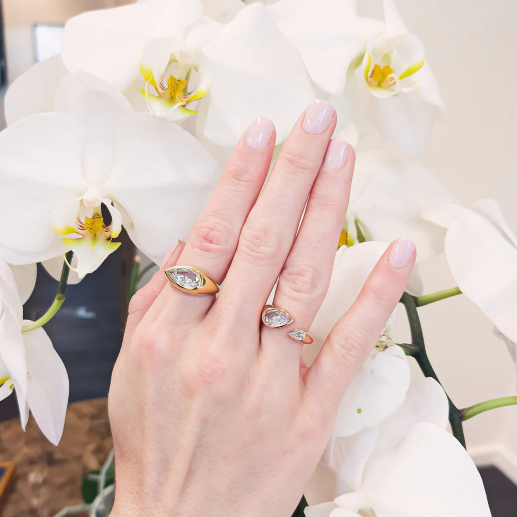 Plural Open Ring in Rose Gold