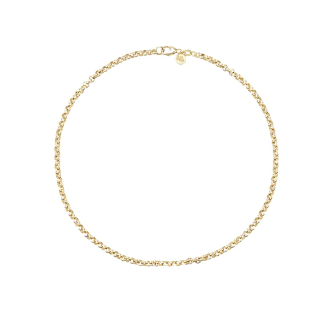 4.0 Rolo Chain in Yellow Gold