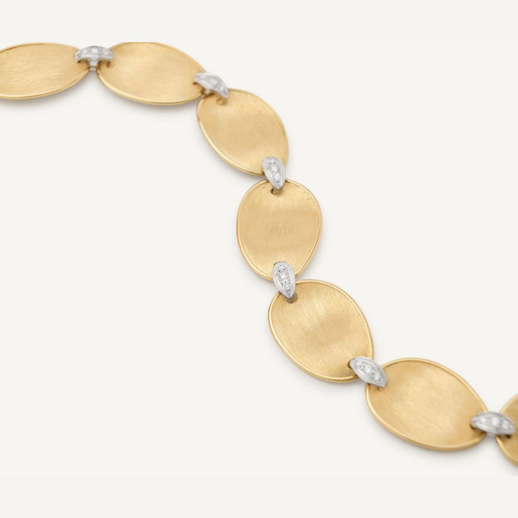 Lunaria Diamond Bracelet in Yellow Gold